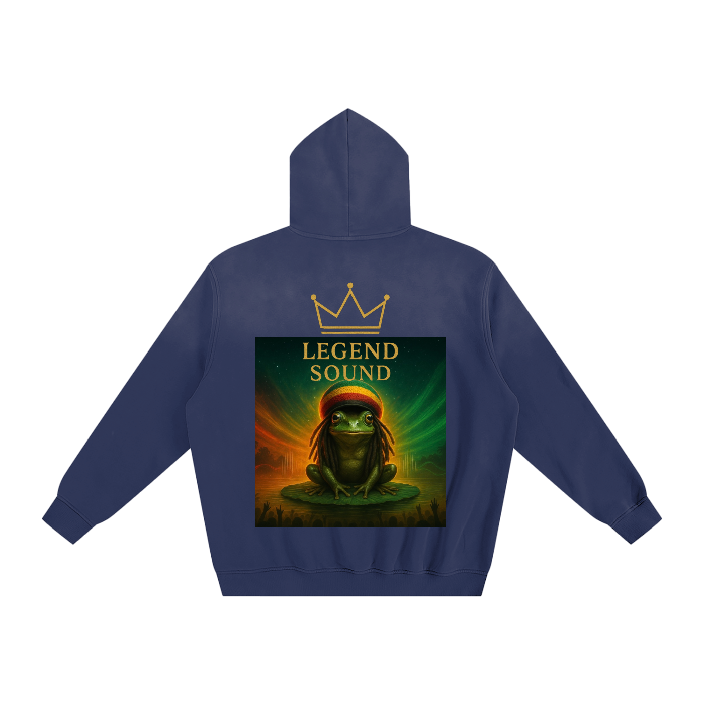 Ribbit Riddim Legend Sound Sunfade Fleeced Hoodie Fit