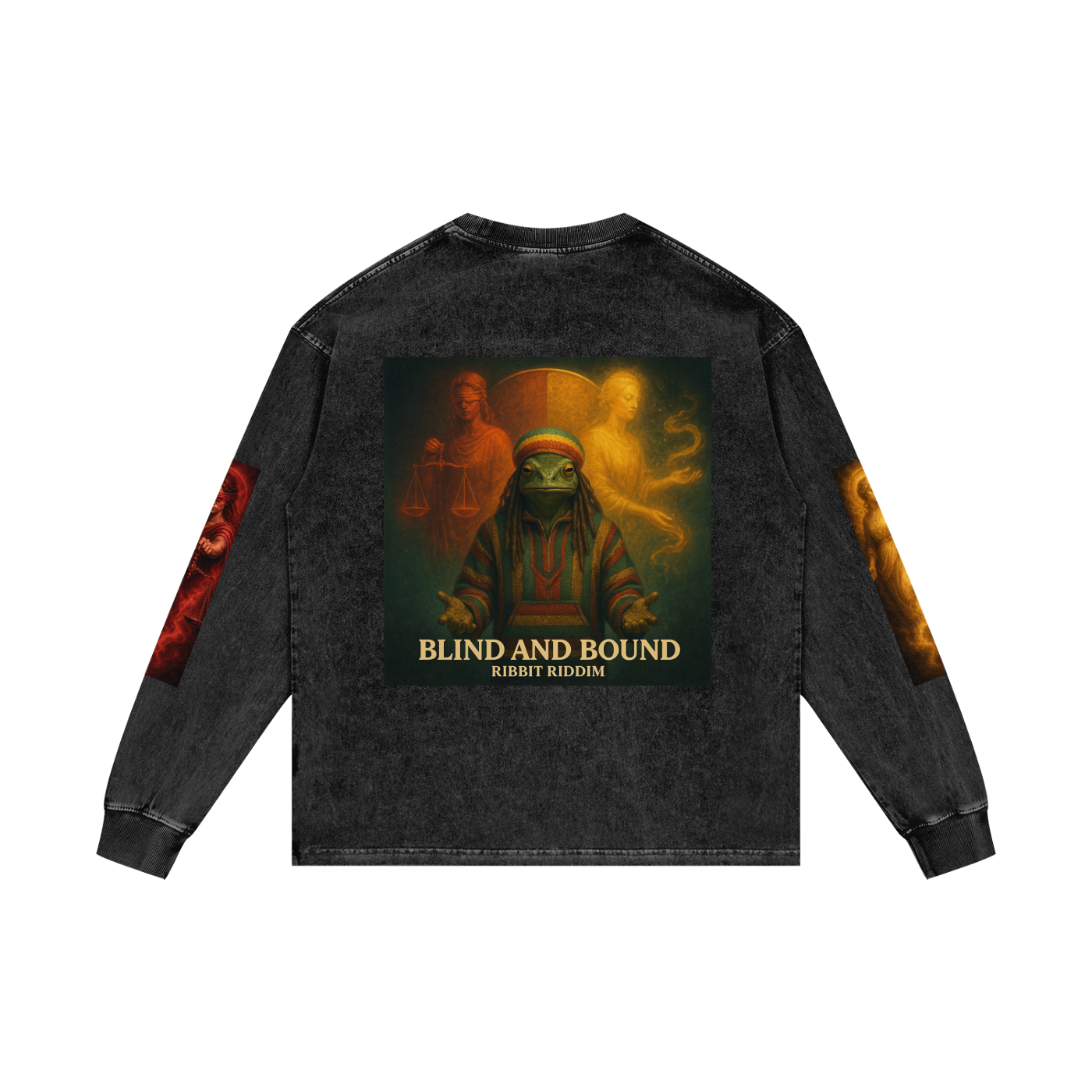 Acid Wash Oversize Long Sleeve T-Shirt