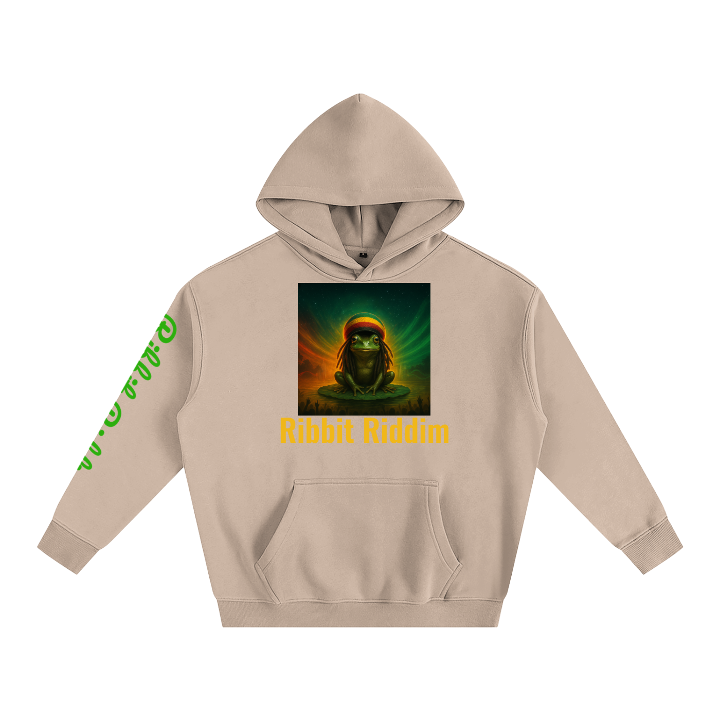 Ribbit Riddim Dabiseer Oversize Fleece Hoodie