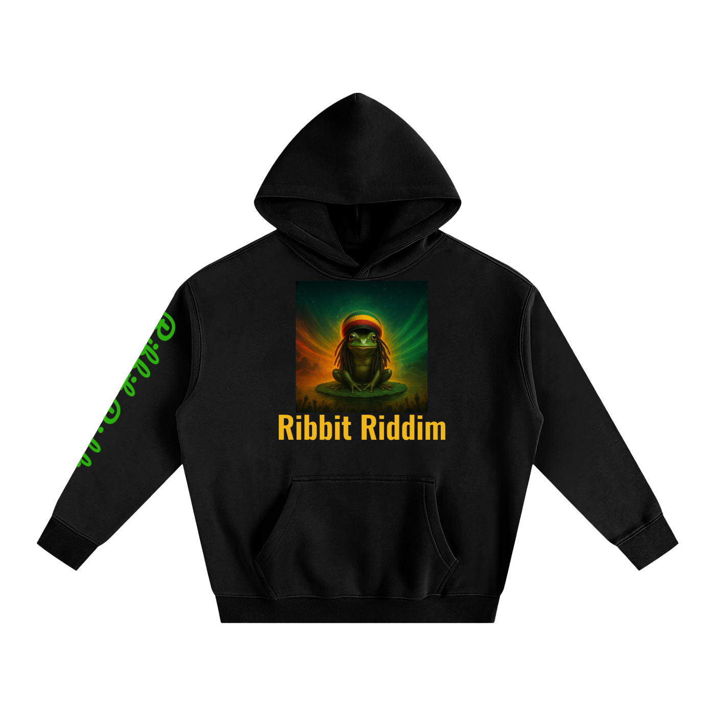Ribbit Riddim Dabiseer Oversize Fleece Hoodie