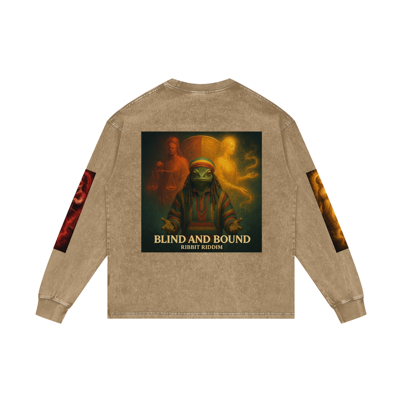 Acid Wash Oversize Long Sleeve T-Shirt