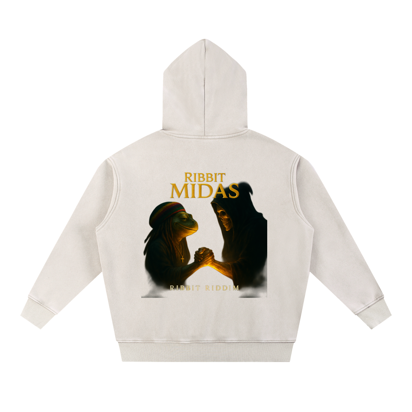 Ribbit Midas Snow Wash Fleece Oversize Hoodie