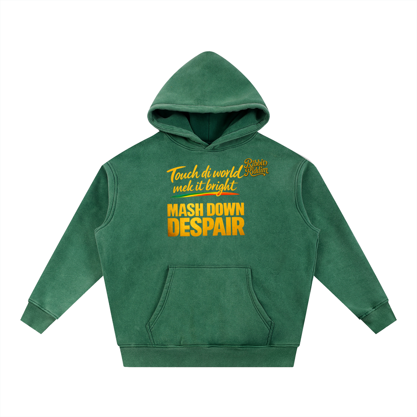 Ribbit Midas Snow Wash Fleece Oversize Hoodie