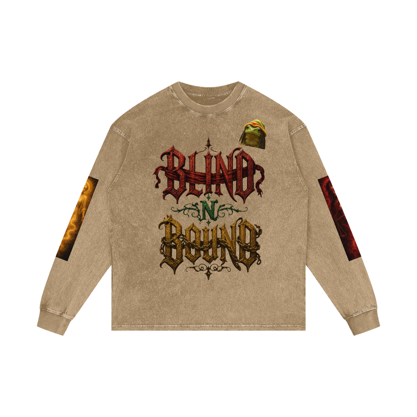 Acid Wash Oversize Long Sleeve T-Shirt
