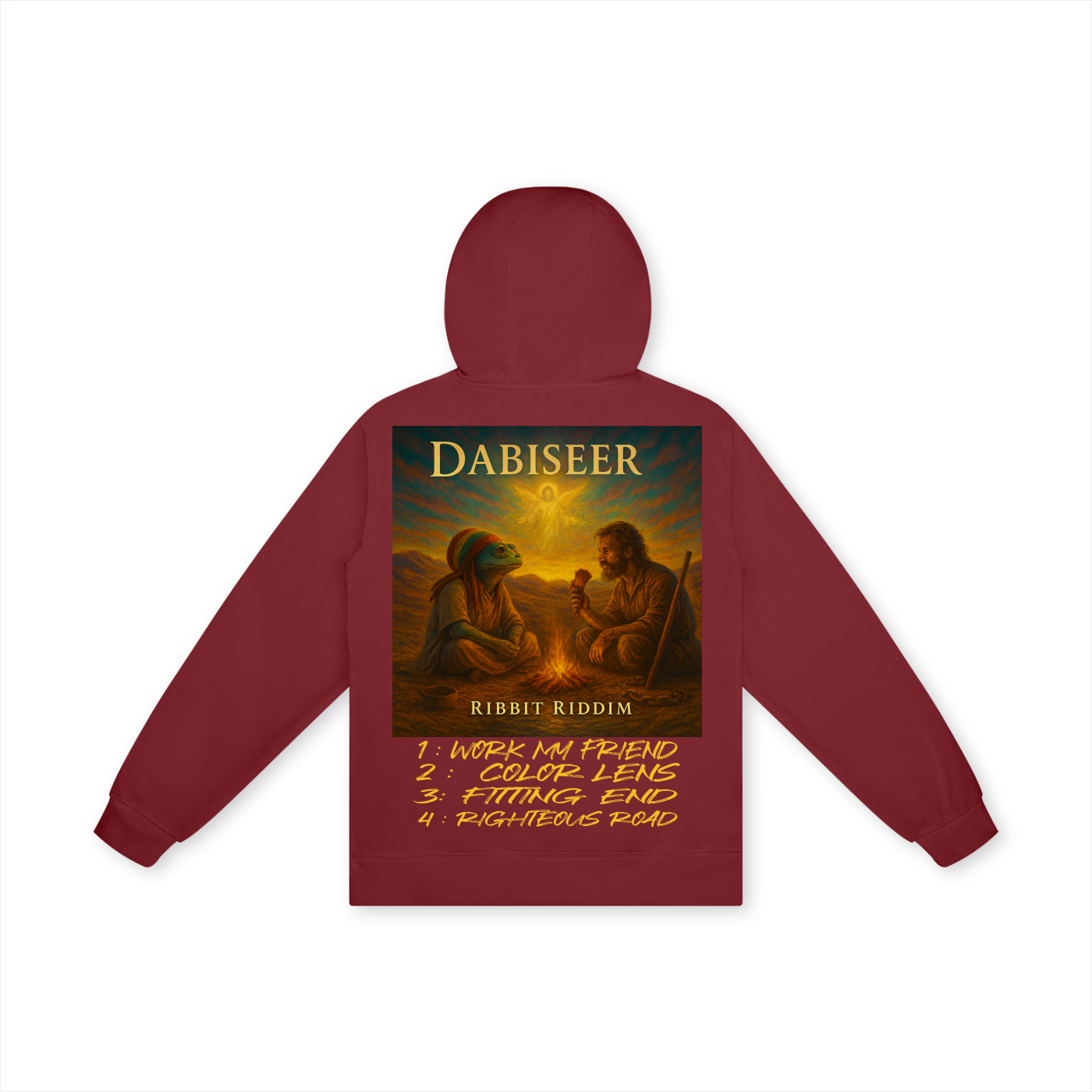 Ribbit Riddim Dabiseer 100% Cotton Hoodie