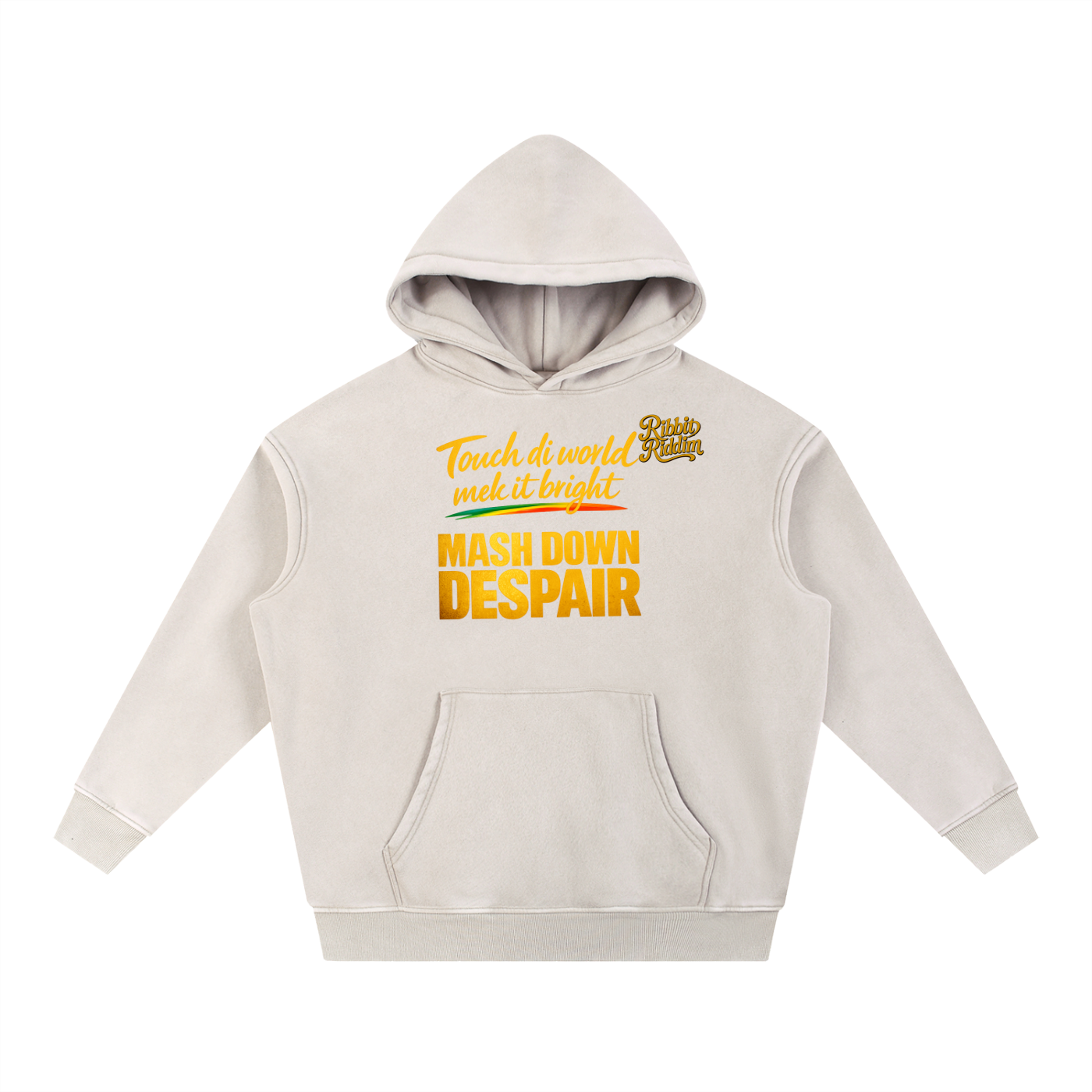 Ribbit Midas Snow Wash Fleece Oversize Hoodie