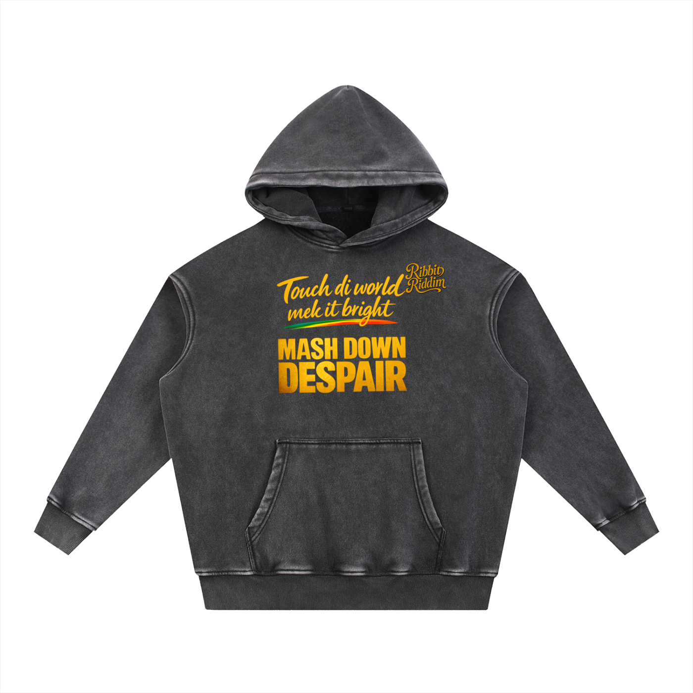 Ribbit Midas Snow Wash Fleece Oversize Hoodie