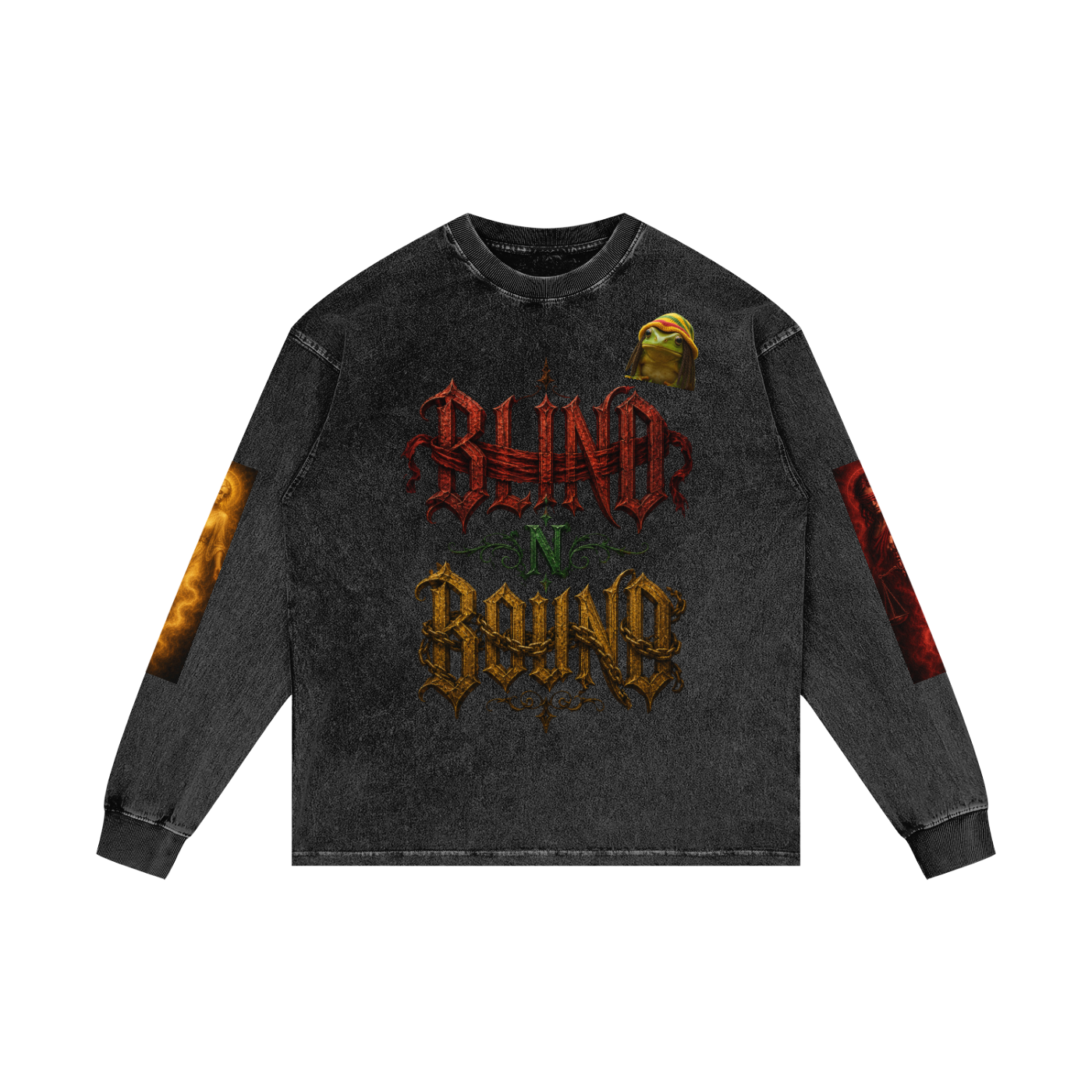 Acid Wash Oversize Long Sleeve T-Shirt